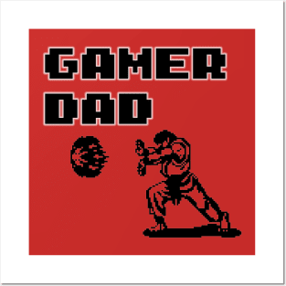 Gamer Dad Street Fighter Design Posters and Art